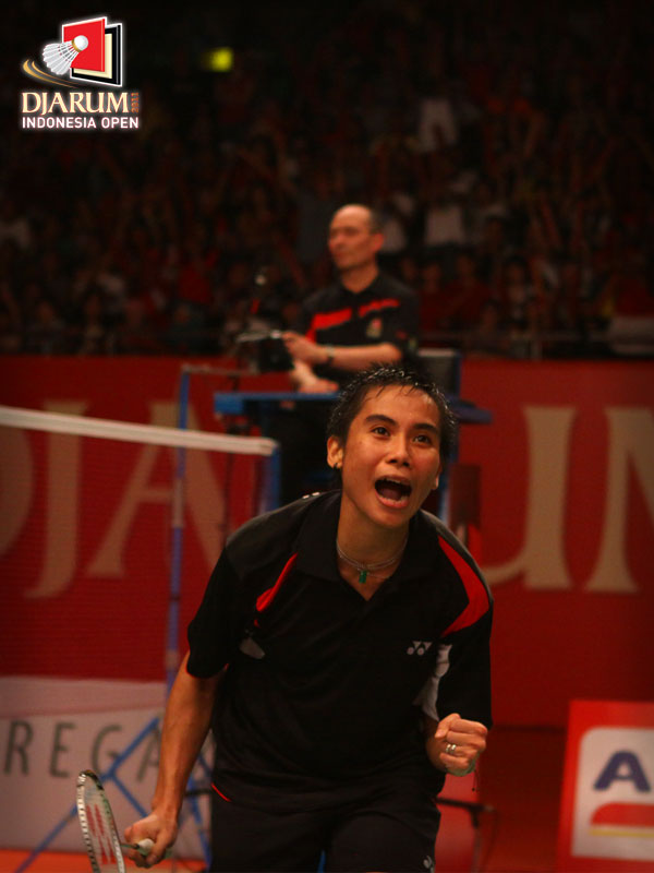 Teriakkan kemenangan Nadya Melati