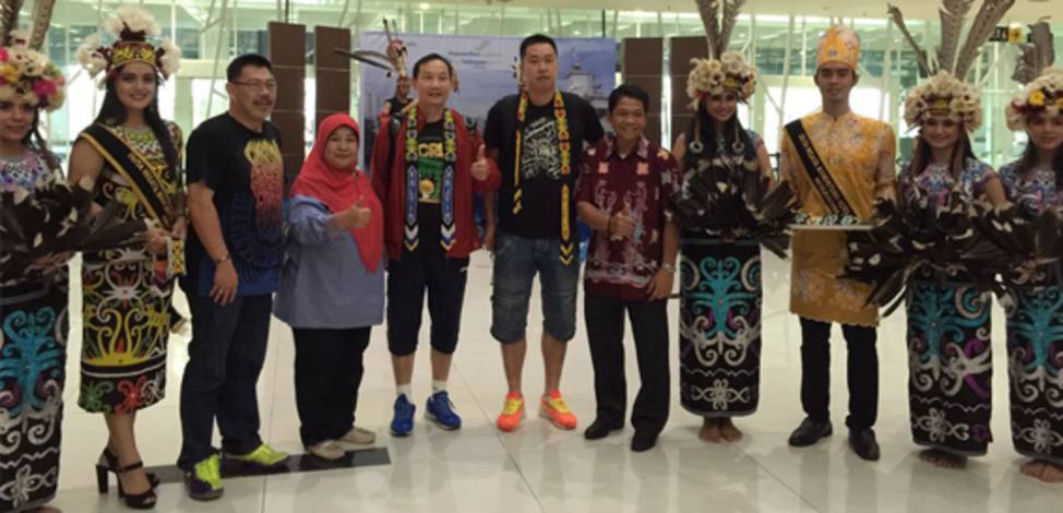 Penyambutan Atlet di Balikpapan