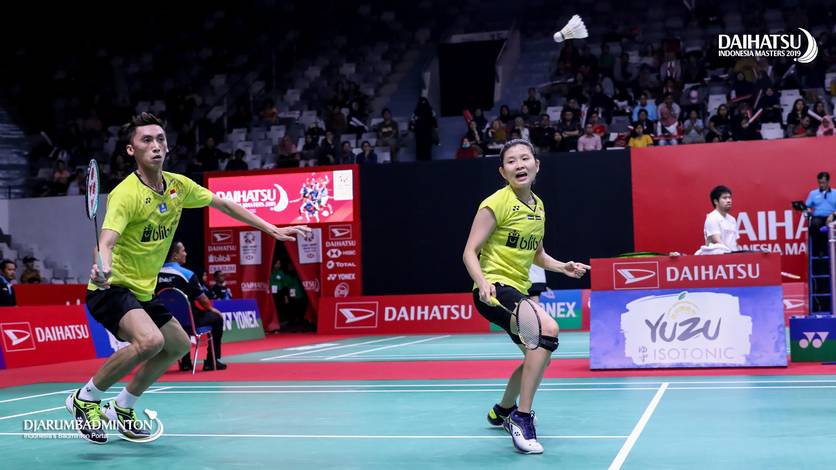 Ronald/Debby Susanto di laga terakhirnya sebelum pensiun. Ronald/Debby Susanto di laga terakhirnya sebelum pensiun.