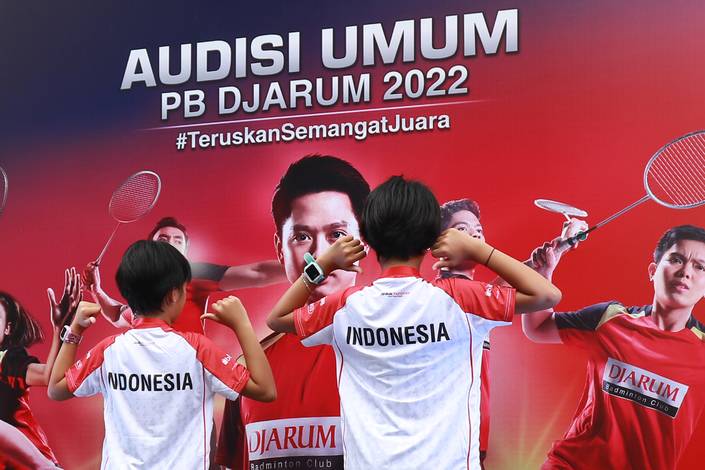 Sejumlah peserta Audisi Umum PB Djarum 2022 di Kudus (Djarum Badminton) Sejumlah peserta Audisi Umum PB Djarum 2022 di Kudus (Djarum Badminton)