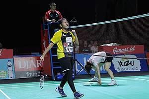 Selebrasi kemenangan Sri Fatmawati (Jaya Raya).