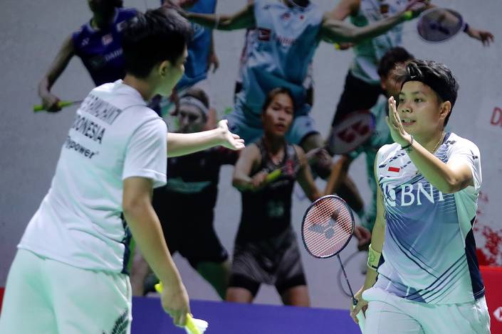 Siti Fadia Silva Ramadhanti & Apriyani Rahayu (Djarum Badminton) Siti Fadia Silva Ramadhanti & Apriyani Rahayu (Djarum Badminton)