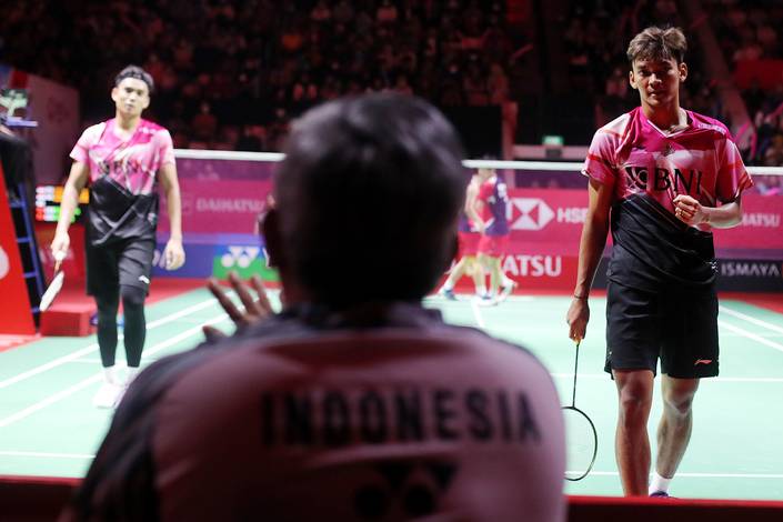 Bagas Maulana/Muhammad Shohibul Fikri (Djarum Badminton) Bagas Maulana/Muhammad Shohibul Fikri (Djarum Badminton)