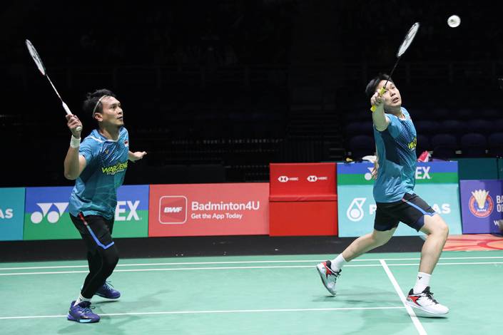 Mohammad Ahsan/Hendra Setiawan (Humas PP PBSI) Mohammad Ahsan/Hendra Setiawan (Humas PP PBSI)