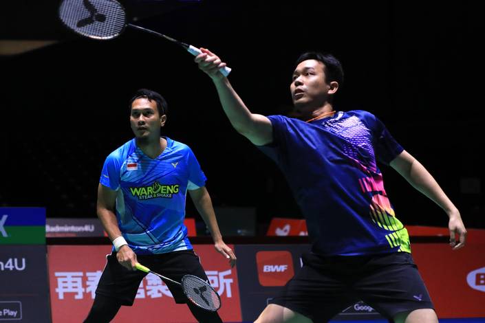 Mohammad Ahsan/Hendra Setiawan (Humas PP PBSI) Mohammad Ahsan/Hendra Setiawan (Humas PP PBSI)