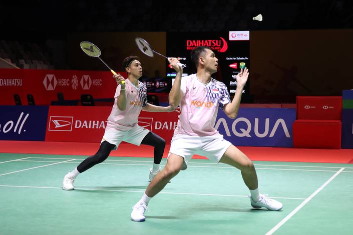 Fajar Alfian/Muhammad Rian Ardianto (Djarum Badminton/Edward Luhukay) Fajar Alfian/Muhammad Rian Ardianto (Djarum Badminton/Edward Luhukay)