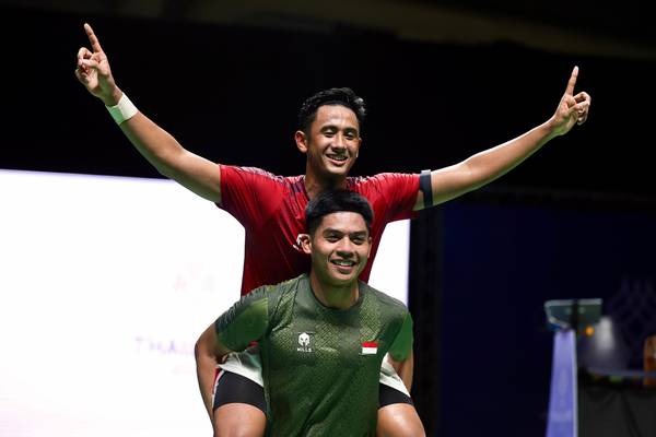 Alwi Farhan & Moh. Zaki Ubaidillah (Humas PP PBSI)