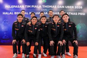 Tim Indonesia pada Piala Thomas 2026 (Humas PP PBSI)
