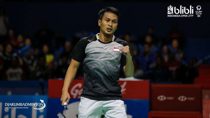 Pemain ganda putra Indonesia, Mohammad Ahsan. Pemain ganda putra Indonesia, Mohammad Ahsan.