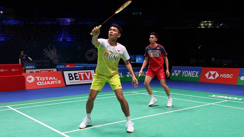 Ganda putra Indonesia, Fajar Alfian/Muhammad Rian Ardianto saat menjalani sesi latihan. (Foto: PP PBSI) Ganda putra Indonesia, Fajar Alfian/Muhammad Rian Ardianto saat menjalani sesi latihan. (Foto: PP PBSI)
