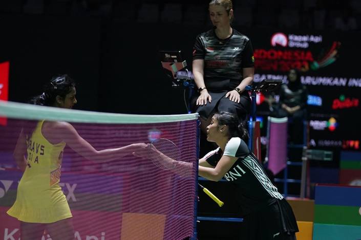 Pusarla V Sindhu & Gregoria Mariska Tunjung (Humas PP PBSI) Pusarla V Sindhu & Gregoria Mariska Tunjung (Humas PP PBSI)