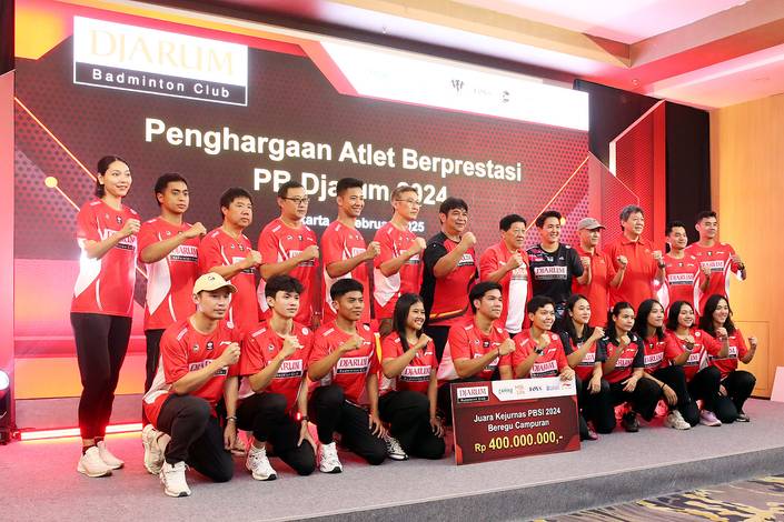 Skuad PB Djarum pada Kejurnas 2024 (Djarum Badminton/Edward Luhukay) Skuad PB Djarum pada Kejurnas 2024 (Djarum Badminton/Edward Luhukay)