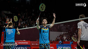 Kevin Sanjaya Sukamuljo/Marcus Fernaldi Gideon (Indonesia).