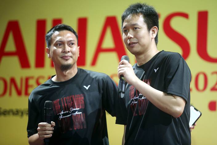 Mohammad Ahsan & Hendra Setiawan (Djarum Badminton/Edward Luhukay) Mohammad Ahsan & Hendra Setiawan (Djarum Badminton/Edward Luhukay)