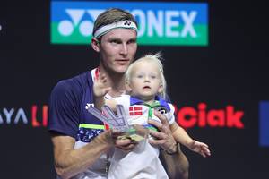 Viktor Axelsen (Djarum Badminton/Edward Luhukay) Viktor Axelsen (Djarum Badminton/Edward Luhukay)