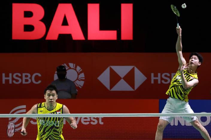 Marcus Fernaldi Gideon & Kevin Sanjaya Sukamuljo (Humas PP PBSI) Marcus Fernaldi Gideon & Kevin Sanjaya Sukamuljo (Humas PP PBSI)