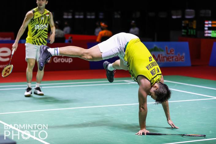 Kevin Sanjaya Sukamuljo & Marcus Fernaldi Gideon (Badminton Photo/Erika Sawauchi) Kevin Sanjaya Sukamuljo & Marcus Fernaldi Gideon (Badminton Photo/Erika Sawauchi)