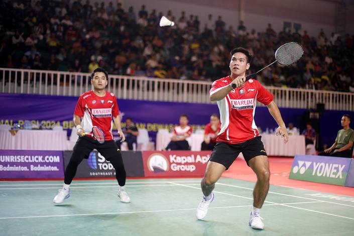 Leo Rolly Carnando/Daniel Marthin (Djarum Badminton) Leo Rolly Carnando/Daniel Marthin (Djarum Badminton)