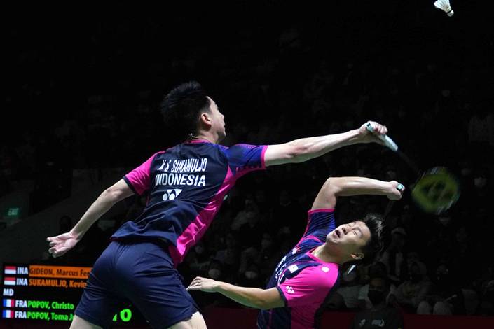 Kevin Sanjaya Sukamuljo/Marcus Fernaldi Gideon (Humas PP PBSI)