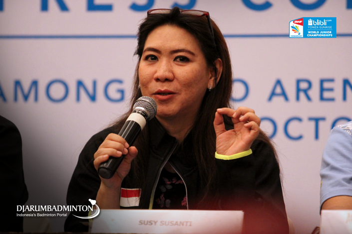 Susy Susanti berbagi pengalamannya saat merebut medali emas Olimpiade pertama untuk Indonesia. Susy Susanti berbagi pengalamannya saat merebut medali emas Olimpiade pertama untuk Indonesia.
