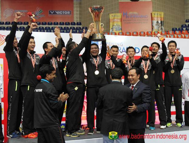 Trofi Juara Badminton Asia Team Championships Trofi Juara Badminton Asia Team Championships