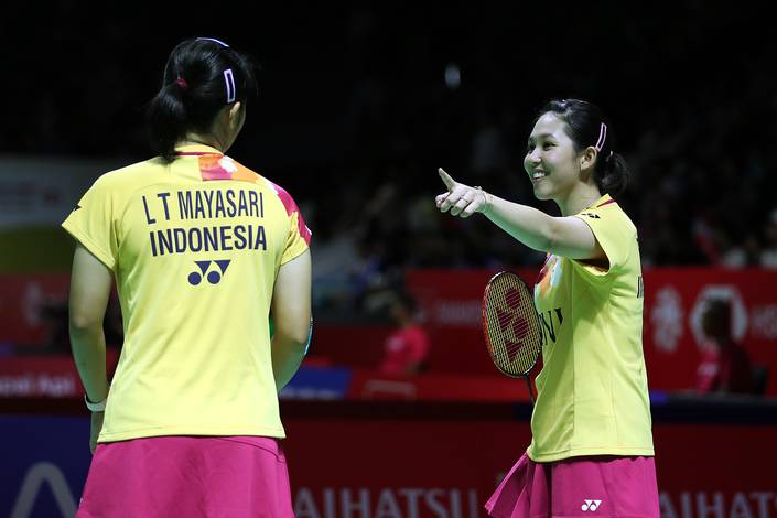 Ribka Sugiarto/Lanny Tria Mayasari (Djarum Badminton) Ribka Sugiarto/Lanny Tria Mayasari (Djarum Badminton)