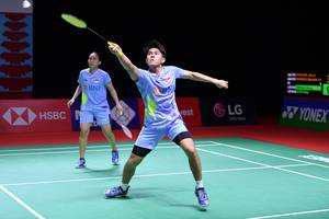 Mychelle Crhystine Bandaso & Adnan Maulana (Humas PP PBSI)