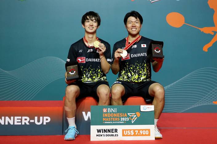 Kenya Mitsuhashi/Hiroki Okamura (Humas PP PBSI)