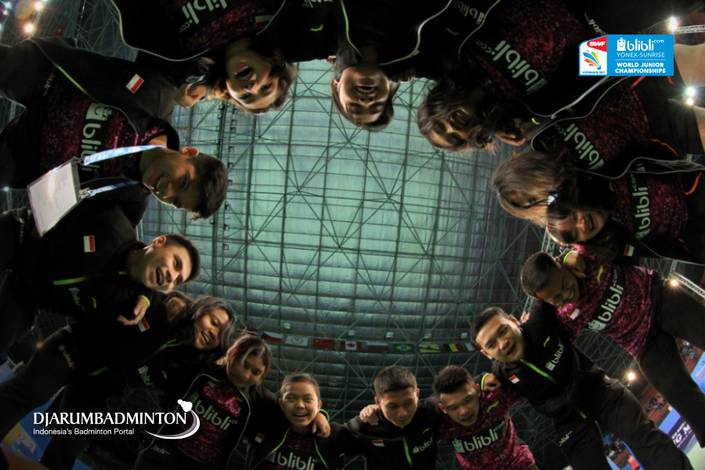 Tim Indonesia Saat Sebelum Bertanding