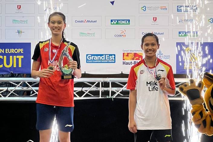 Chiara Marvella Handoyo & Aura Ihza Aulia (PB Djarum) Chiara Marvella Handoyo & Aura Ihza Aulia (PB Djarum)