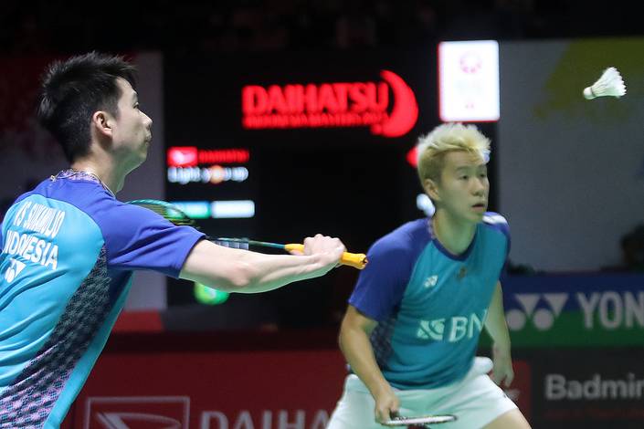 Kevin Sanjaya Sukamuljo/Marcus Fernaldi Gideon (Humas PP PBSI) Kevin Sanjaya Sukamuljo/Marcus Fernaldi Gideon (Humas PP PBSI)