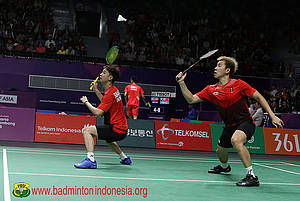 Kevin Sanjaya Sukamuljo/Marcus Fernaldi Gideon (Foto: PBSI)