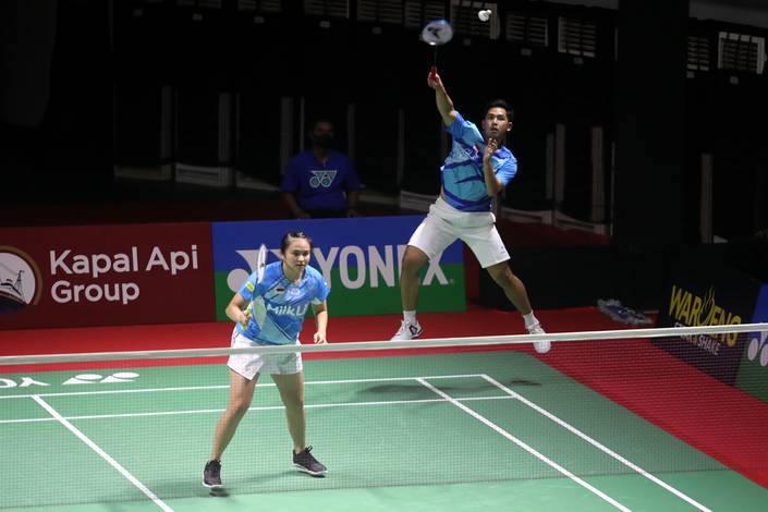 Moh. Reza Pahlevi Isfahani/Melati Daeva Oktavianti (Djarum Badminton) Moh. Reza Pahlevi Isfahani/Melati Daeva Oktavianti (Djarum Badminton)
