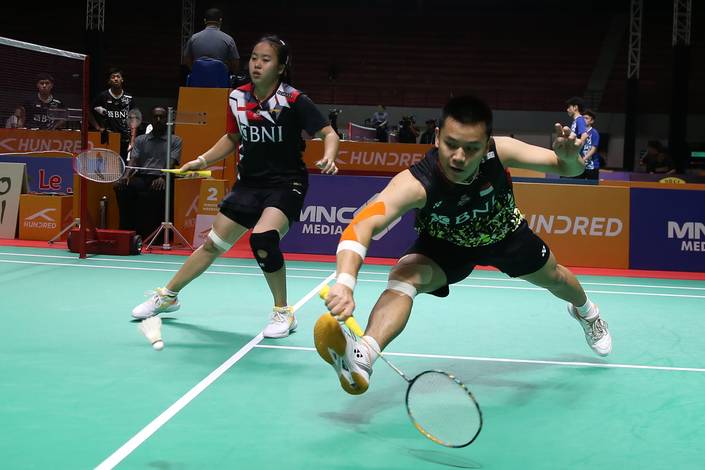 Jonathan Farell Gosal/Priskila Venus Elsadai (Humas PP PBSI) Jonathan Farell Gosal/Priskila Venus Elsadai (Humas PP PBSI)