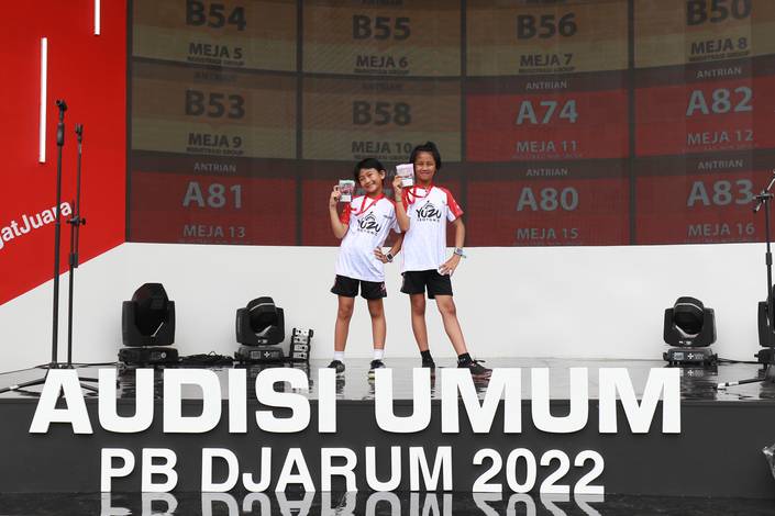 Sejumlah peserta Audisi Umum PB Djarum 2022 di Kudus (Djarum Badminton) Sejumlah peserta Audisi Umum PB Djarum 2022 di Kudus (Djarum Badminton)