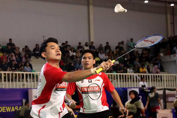 Leo Rolly Carnando/Daniel Marthin (Djarum Badminton) Leo Rolly Carnando/Daniel Marthin (Djarum Badminton)