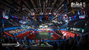 Suasana gelaran Blibli Indonesia Open 2019 BWF World Tour Super 1000.