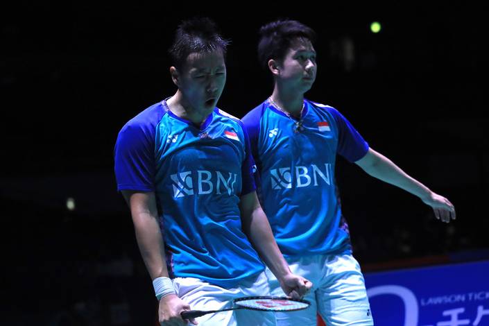 Marcus Fernaldi Gideon & Kevin Sanjaya Sukamuljo (Humas PP PBSI) Marcus Fernaldi Gideon & Kevin Sanjaya Sukamuljo (Humas PP PBSI)