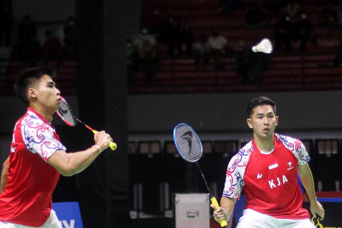 Moh Reza Pahlevi & Sabar Karyaman Gutama (Djarum Badminton) Moh Reza Pahlevi & Sabar Karyaman Gutama (Djarum Badminton)