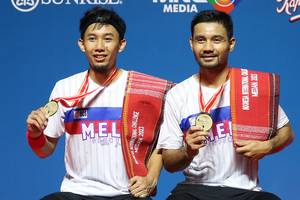 Rian Agung Saputro & Berry Angriawan (Humas PP PBSI)