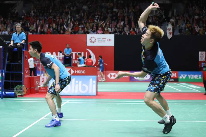 Marcus Fernaldi Gideon/Kevin Sanjaya Sukamuljo. Foto: PBSI Marcus Fernaldi Gideon/Kevin Sanjaya Sukamuljo. Foto: PBSI