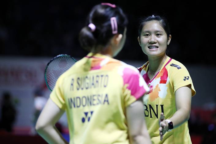 Lanny Tria Mayasari/Ribka Sugiarto (Djarum Badminton) Lanny Tria Mayasari/Ribka Sugiarto (Djarum Badminton)