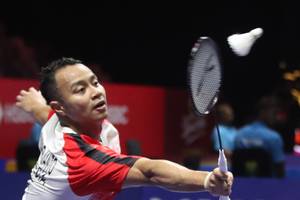 Rehan Naufal Kusharjanto (Djarum Badminton/Edward Luhukay)