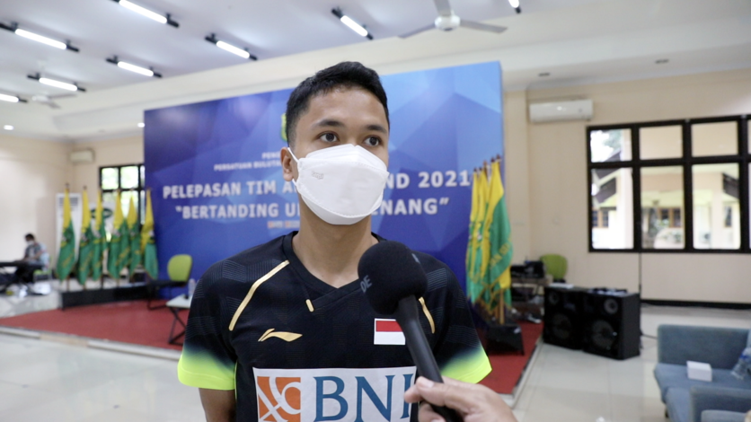 Tunggal putra nomor satu Indonesia, Anthony Sinisuka Ginting. (Foto: PP PBSI)