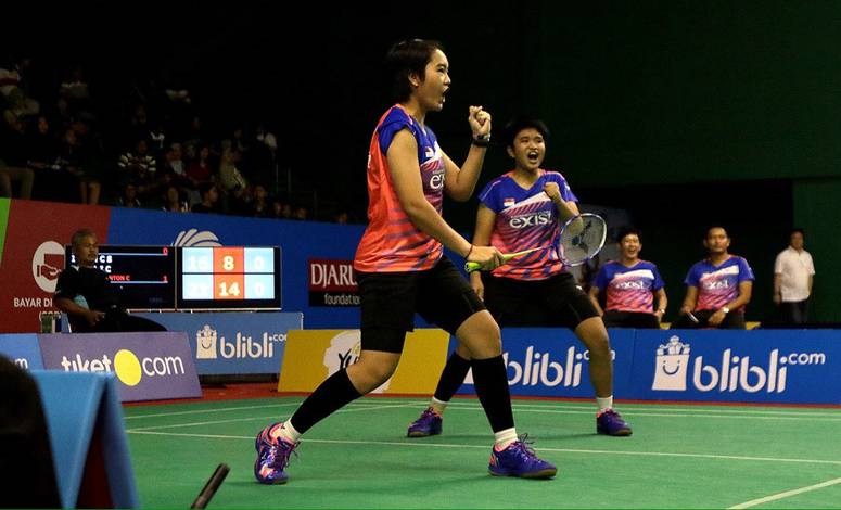 Nita Violina Marwah/Putri Syaikah keluar sebagai juara ganda putri di Iran Fajr International Challenge 2019.