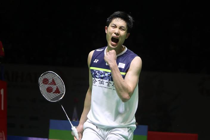Chou Tien Chen (Djarum Badminton) Chou Tien Chen (Djarum Badminton)