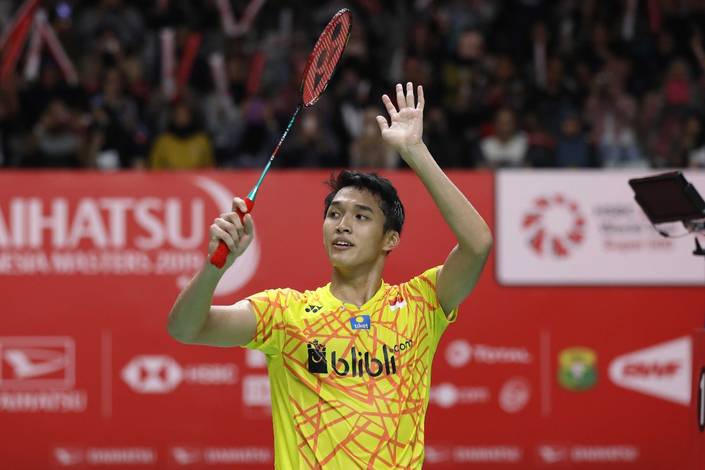 Jonatan Christie (Indonesia). Photo: PBSI Jonatan Christie (Indonesia). Photo: PBSI