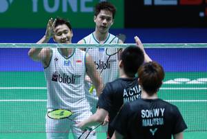 Kevin Sanjaya Sukamuljo/Marcus Fernaldi Gideon (Indonesia).