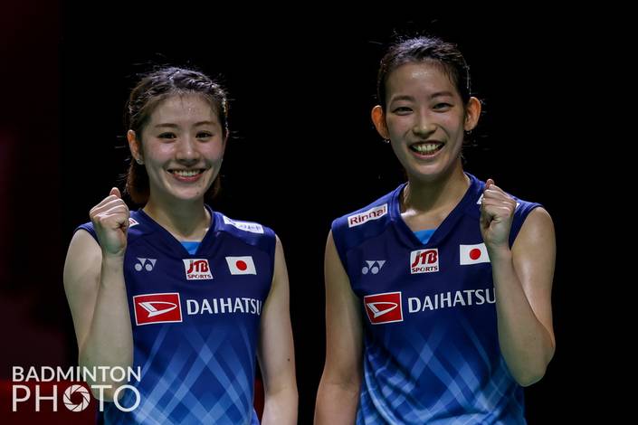 Chiharu Shida & Nami Matsuyama (Badminton Photo/Raphael Sachetat) Chiharu Shida & Nami Matsuyama (Badminton Photo/Raphael Sachetat)