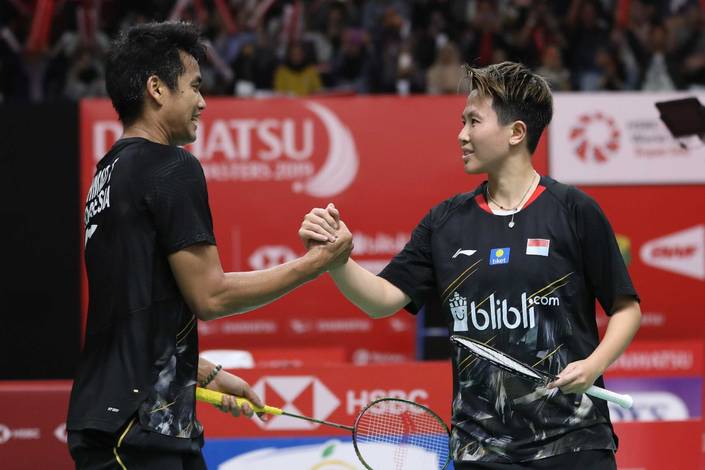 Tontowi Ahmad/Liliyana Natsir. Photo: PBSI Tontowi Ahmad/Liliyana Natsir. Photo: PBSI